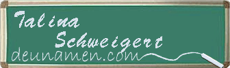 Talina Schweigert Visitenkarte